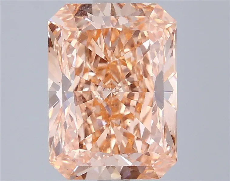 2.99ct Radiant Lab Grown Diamond (Colour Fancy Vivid Orange Pink, Clarity VS2, IGI Certified)