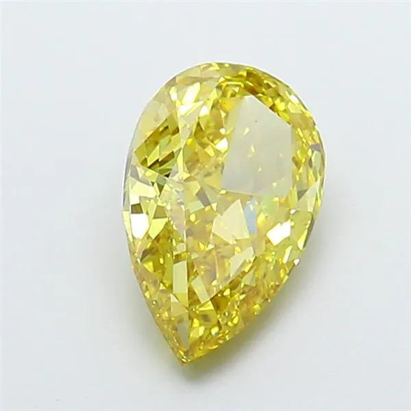 3.00ct Pear Lab Grown Diamond (Colour Fancy Intense Yellow, Clarity VVS2, IGI Certified)