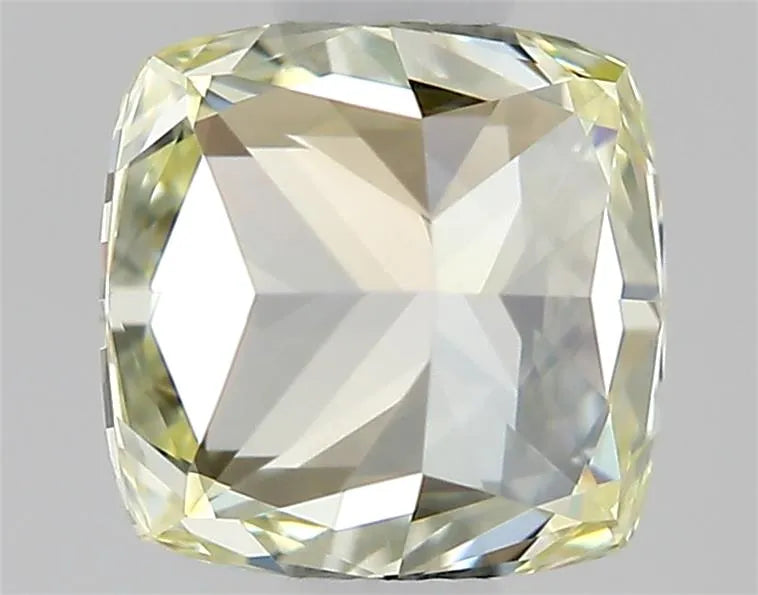 0.37ct Cushion modified Natural Diamond (Colour Fancy Light None Yellow, Clarity VS1, Cut EX, Uncertified)