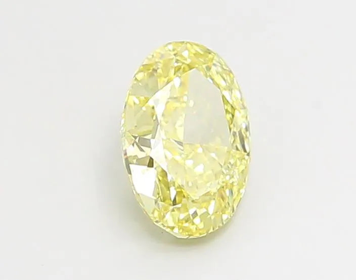 0.85ct Oval Lab Grown Diamond (Colour Fancy Intense Yellow, Clarity VS1, IGI Certified)