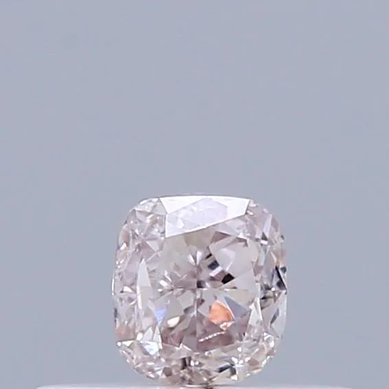 0.26ct Cushion brilliant Natural Diamond (Colour Light Pinkish Brown, Clarity SI2, GIA Certified)