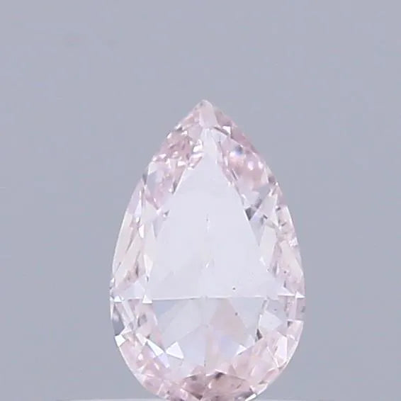 0.26ct Pear Natural Diamond (Colour Light Pink, Clarity VS1, GIA Certified)