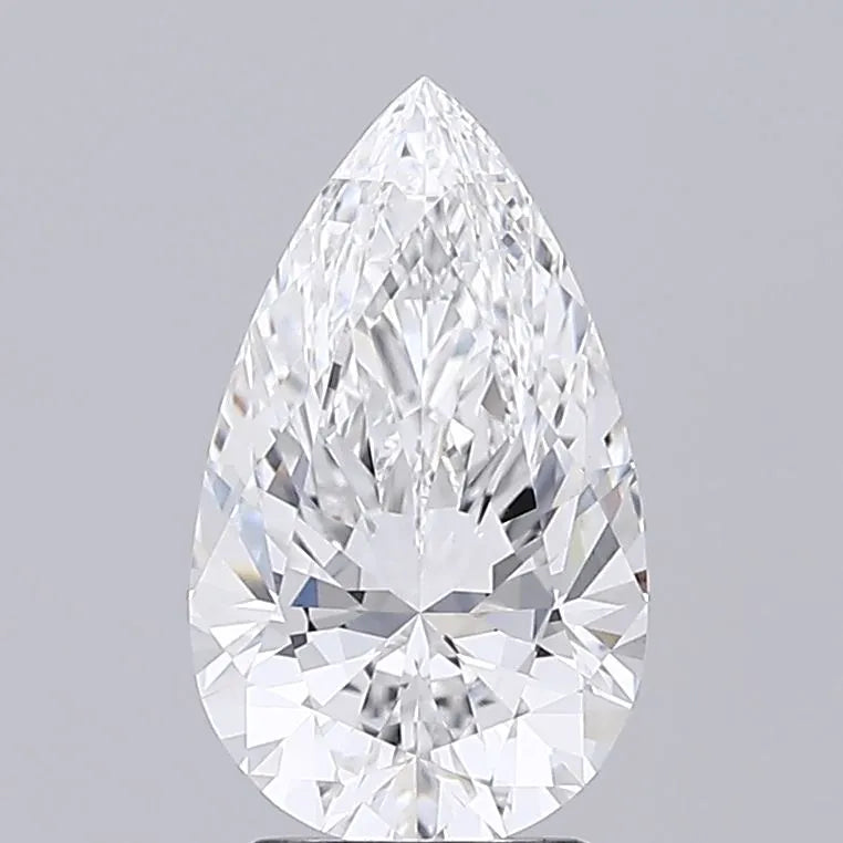 2.58ct Pear Lab Grown Diamond (Colour D, Clarity VVS1, IGI Certified)