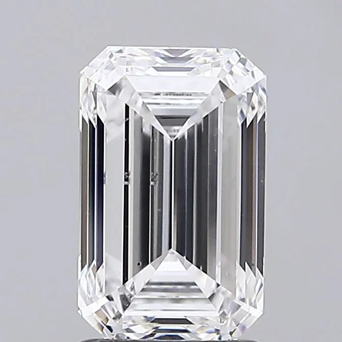 2.00ct Emerald Lab Grown Diamond (Colour D, Clarity VS2, IGI Certified)