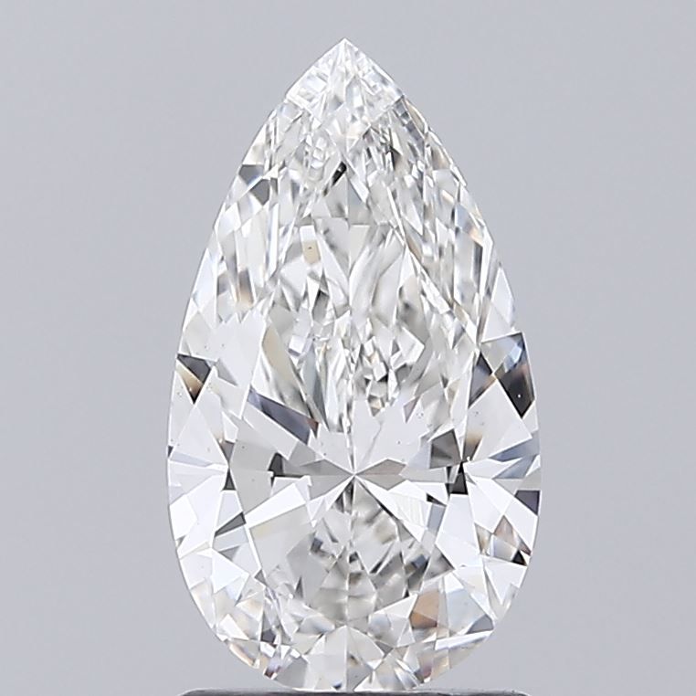 1.50 Carat F-VS2 Pear Lab Diamond