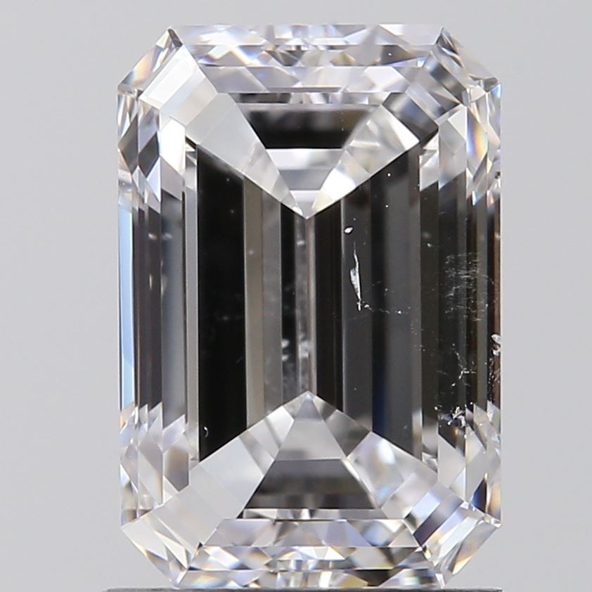 1.5 Carat D-SI1 Emerald Cut Diamond