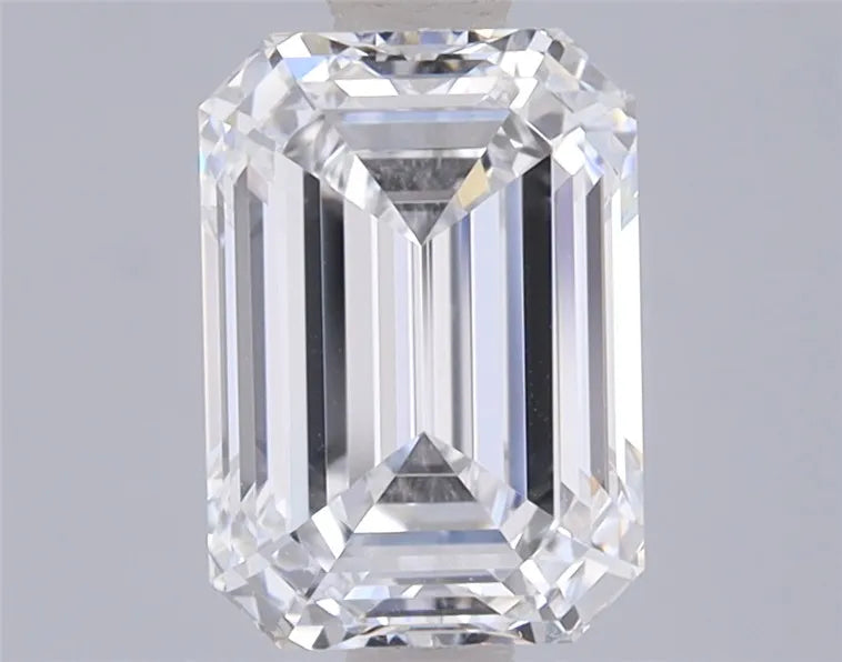 2.00ct Emerald Lab Grown Diamond (Colour D, Clarity IF, IGI Certified)