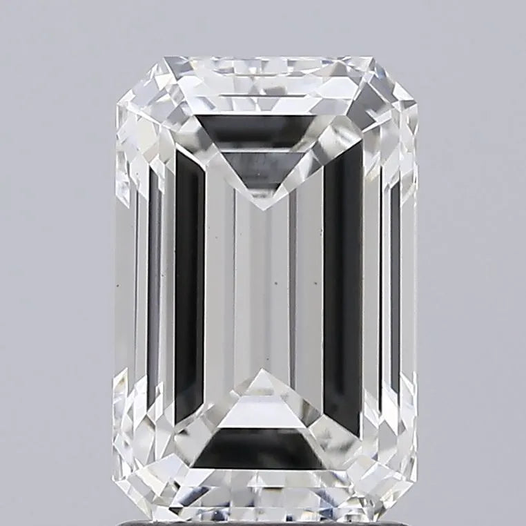 2.00ct Emerald Lab Grown Diamond (Colour G, Clarity VS1, IGI Certified)