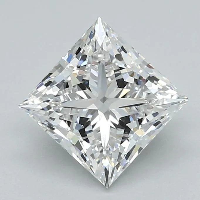2.02ct Princess Lab Grown Diamond (Colour D, Clarity VVS2, Cut EX, IGI Certified)