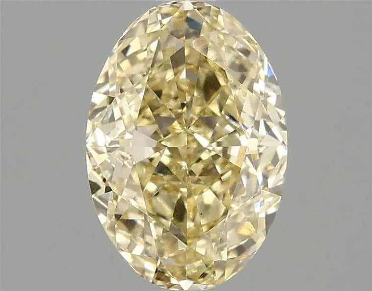 2.03ct Oval Lab Grown Diamond (Colour Fancy Vivid Yellow, Clarity VS1, IGI Certified)
