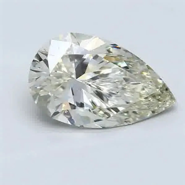 2.48ct Pear Natural Diamond (Colour Fancy Light Greenish Yellow, Clarity VS2, GIA Certified)