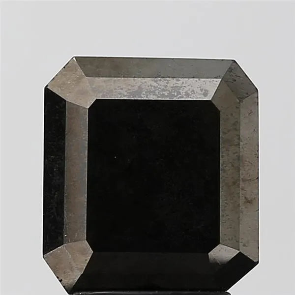 2.94ct Emerald Natural Diamond (Colour Fancy Black, Clarity VVS2, Cut EX, Uncertified)