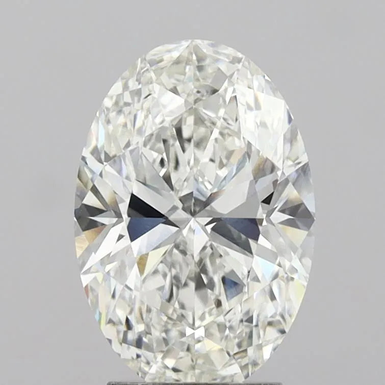 2.56ct Oval Lab Grown Diamond (Colour E, Clarity VS2, IGI Certified)