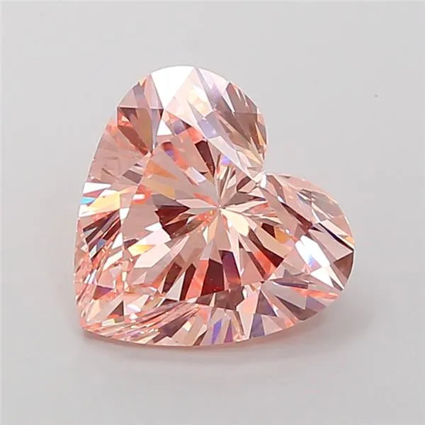 4.01ct Heart Lab Grown Diamond (Colour Fancy Intense Pink, Clarity VVS2, IGI Certified)