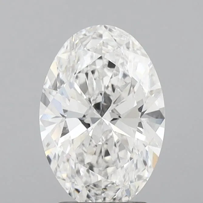 2.09ct Oval Lab Grown Diamond (Colour E, Clarity VVS2, IGI Certified)