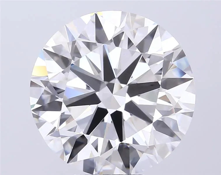 10.00ct Round Lab Grown Diamond (Colour G, Clarity VVS2, Cut EX, IGI Certified)