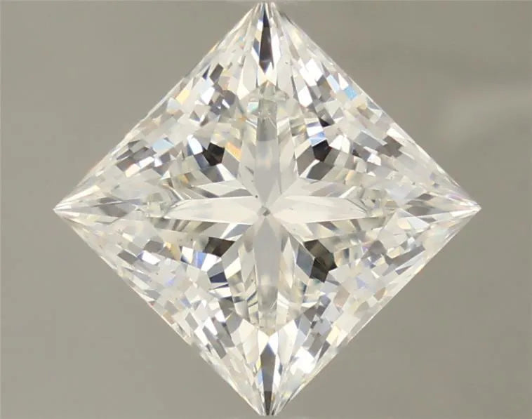 3.00ct Princess Lab Grown Diamond (Colour F, Clarity VS2, Cut EX, IGI Certified)