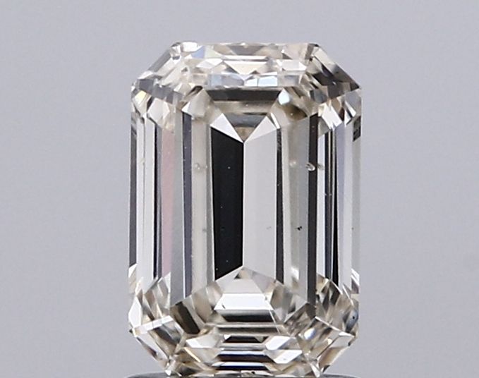 1.37 Carat J-SI1 Emerald Cut Diamond