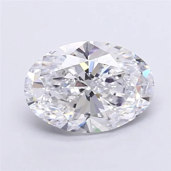 3.00ct Oval Lab Grown Diamond (Colour E, Clarity VS1, GIA Certified)