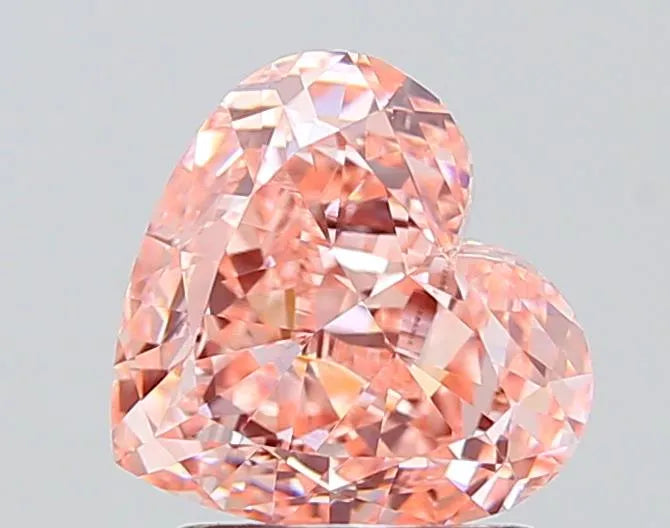 1.66ct Heart Lab Grown Diamond (Colour Fancy Intense Pink, Clarity VVS2, IGI Certified)