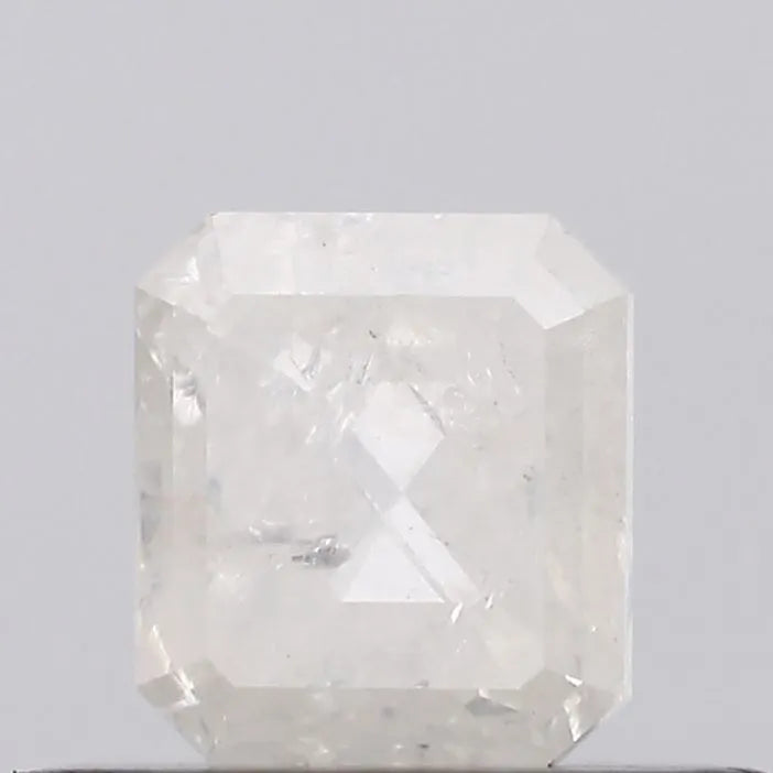 0.43ct Emerald Natural Diamond (Colour White, Clarity I3, Uncertified)