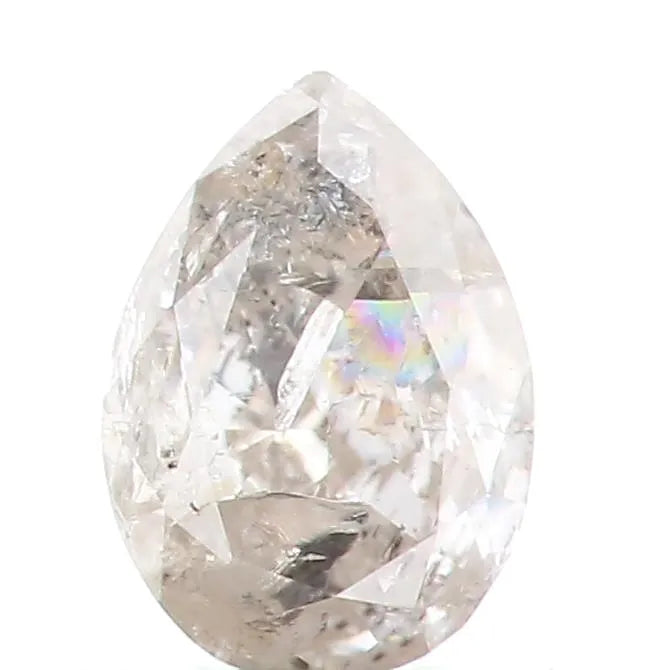 0.53ct Pear Natural Diamond (Colour Fancy Gray, Clarity I2, Cut VG, Uncertified)