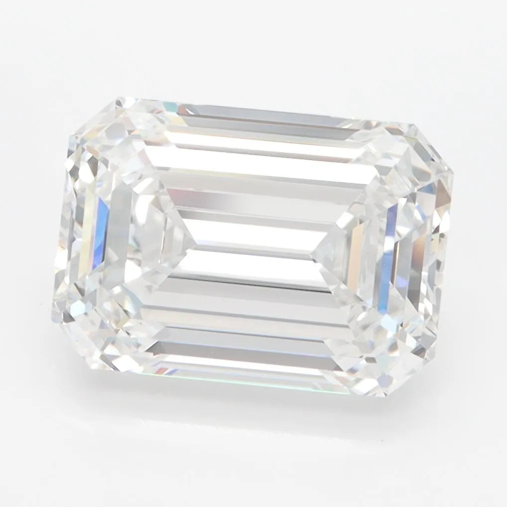 4.10ct Emerald Lab Grown Diamond (Colour E, Clarity VVS1, GIA Certified)