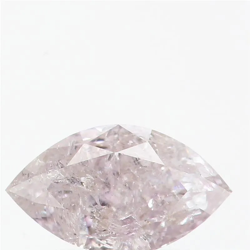 0.45ct Marquise Natural Diamond (Colour Fancy Pink, Clarity I3, Cut VG, Uncertified)