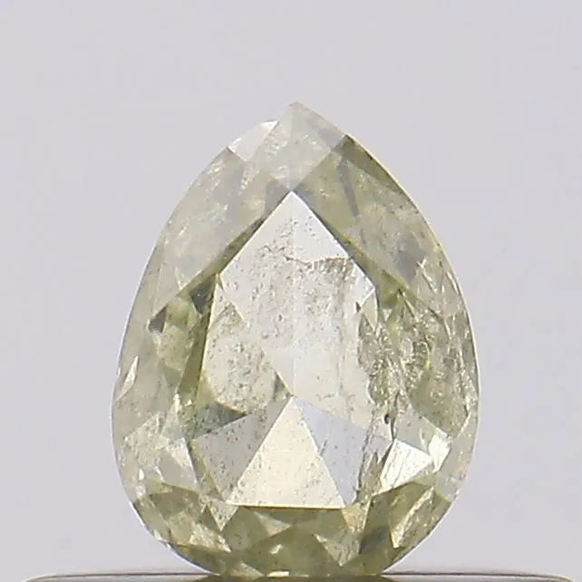 0.33ct Pear Natural Diamond (Colour Yellow, Clarity I3, Uncertified)