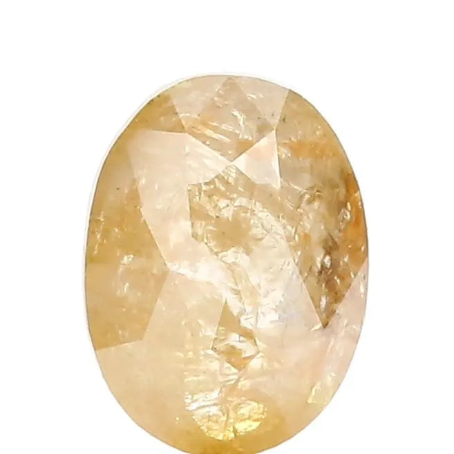 0.69ct Oval Natural Diamond (Colour Fancy Yellow, Clarity I3, Cut VG, Uncertified)