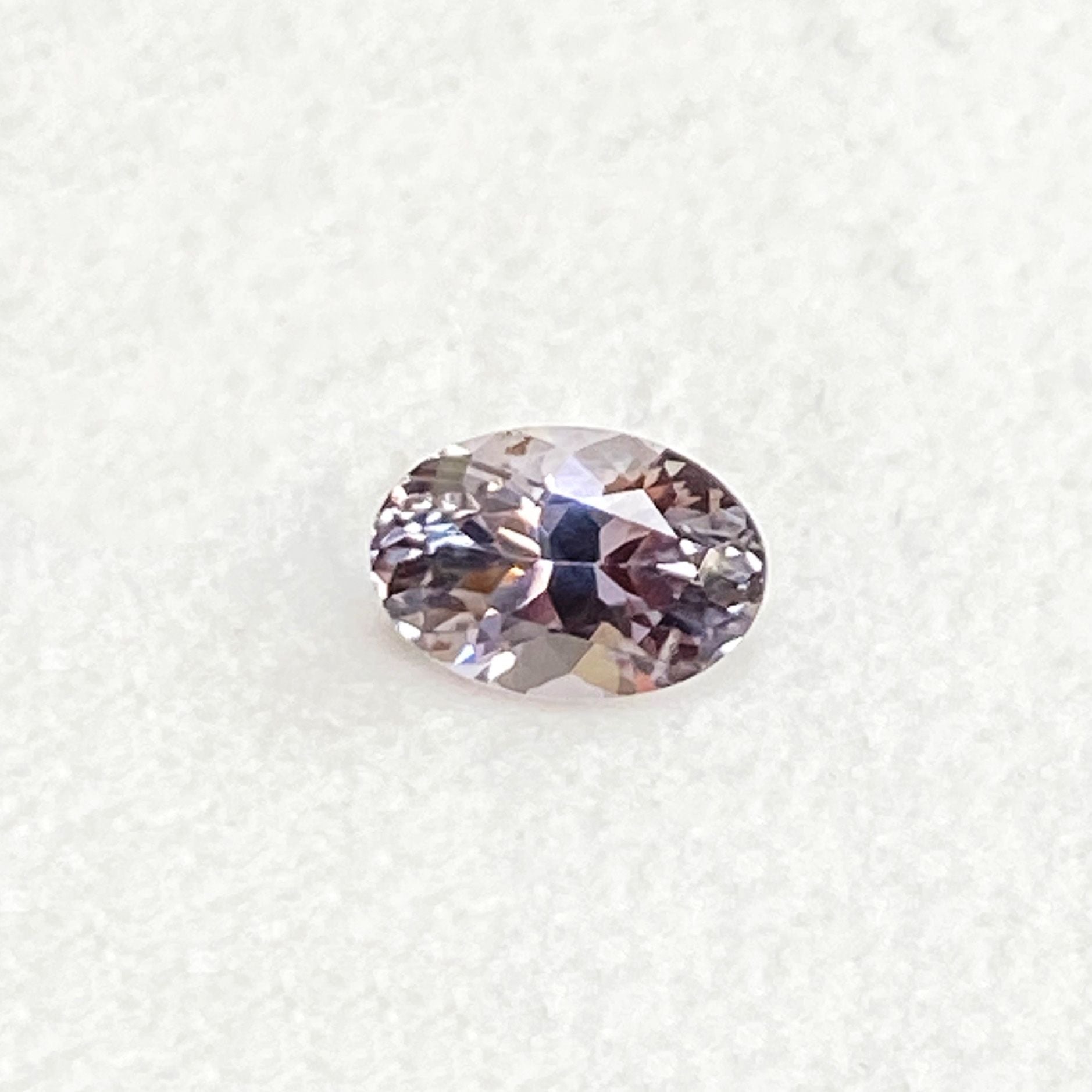 0.65 Carat Oval  Cut Grey Sapphire