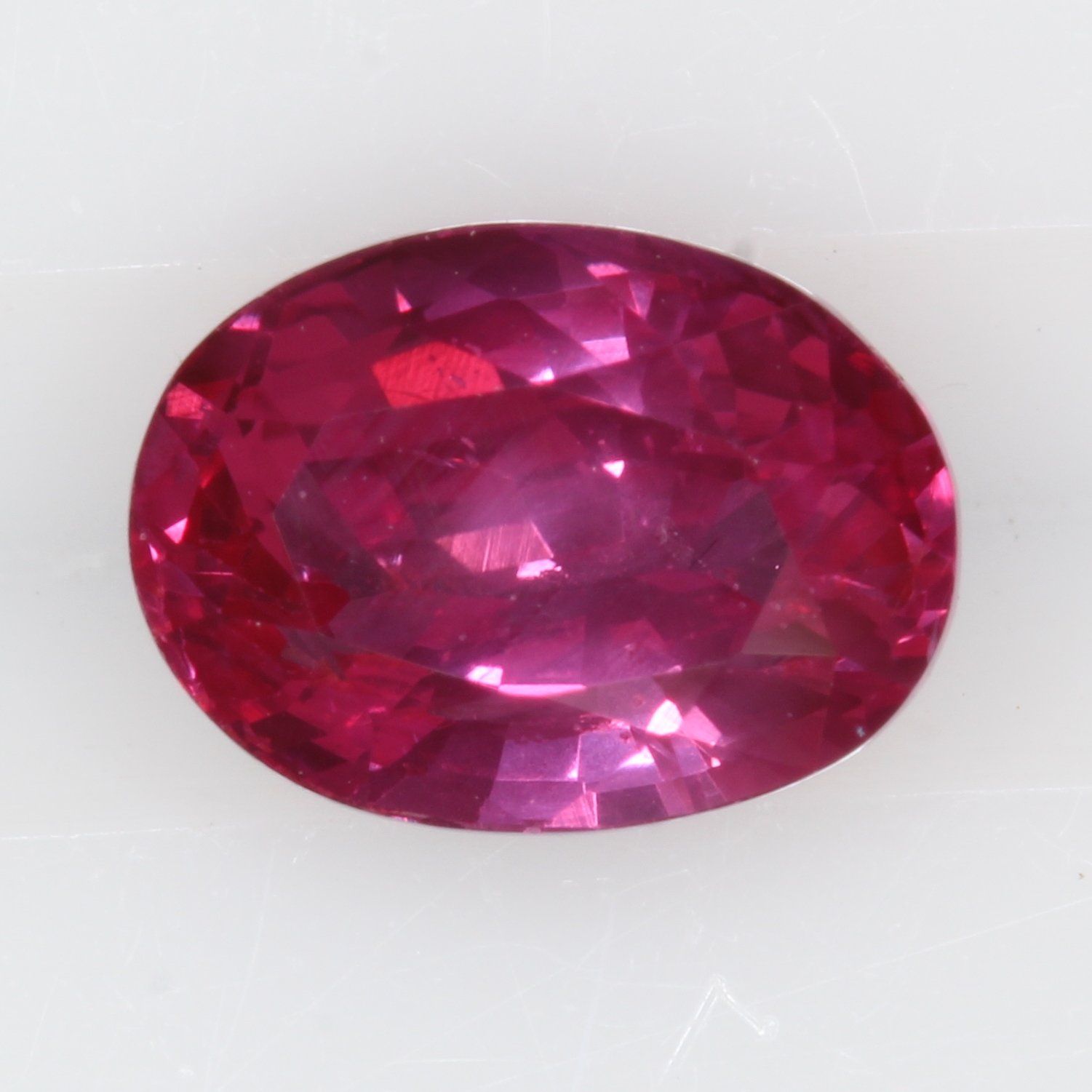 1.07 Carat Oval Cut Red Ruby