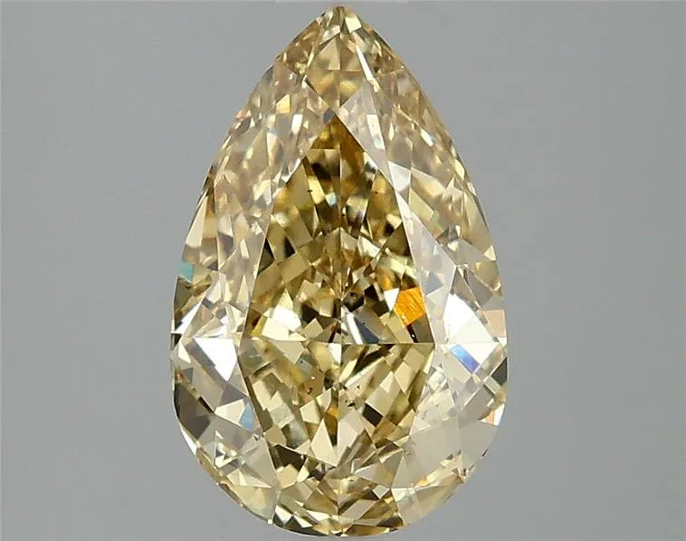 2.02ct Pear Lab Grown Diamond (Colour Fancy Intense Yellow, Clarity VS2, IGI Certified)