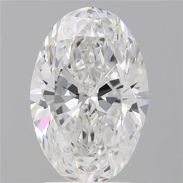 3.00ct Oval Lab Grown Diamond (Colour D, Clarity VVS2, IGI Certified)