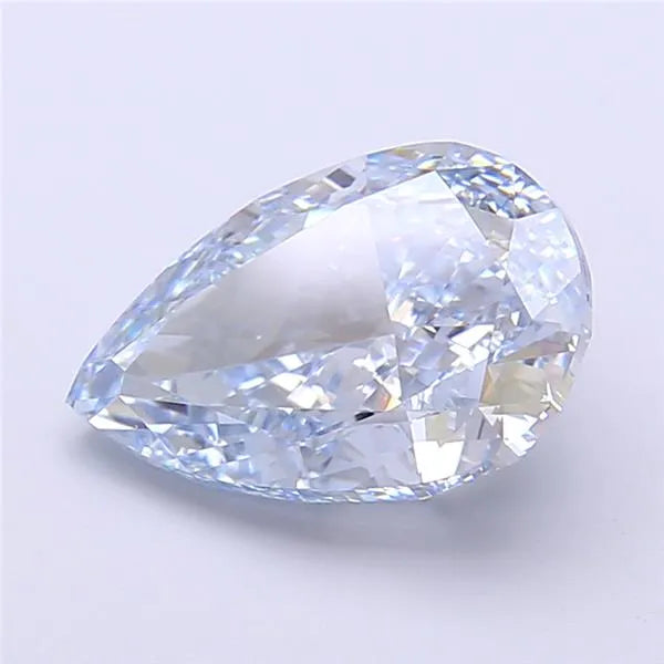 3.04ct Pear Lab Grown Diamond (Colour Fancy Intense Blue, Clarity VVS1, IGI Certified)