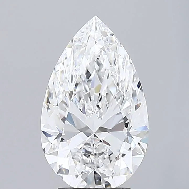 3.07ct Pear Lab Grown Diamond (Colour F, Clarity VVS1, IGI Certified)