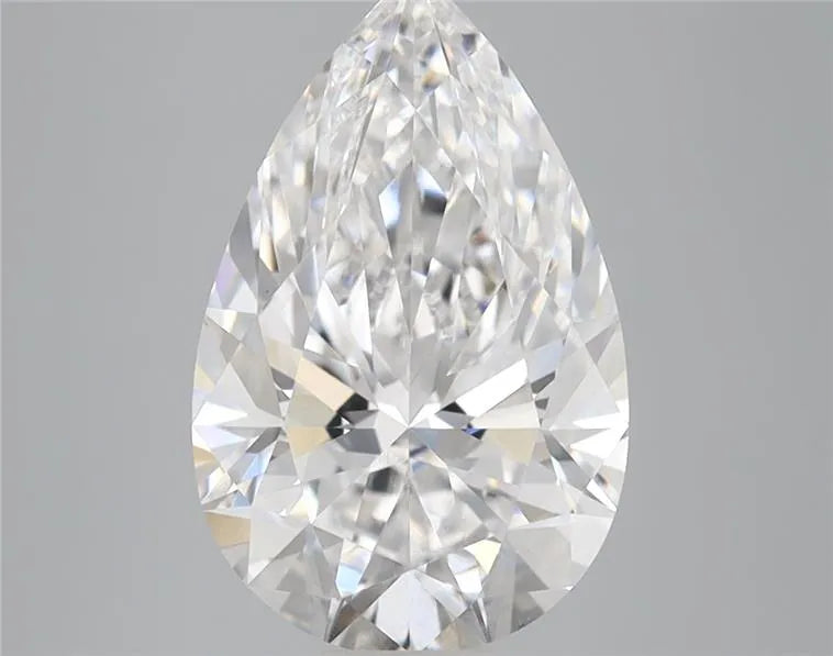 3.08ct Pear Lab Grown Diamond (Colour D, Clarity VVS2, IGI Certified)
