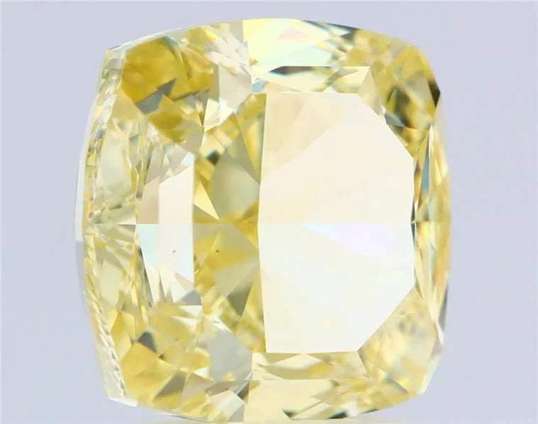 3.58ct Cushion brilliant Natural Diamond (Colour Fancy Intense Yellow, Clarity VS1, GIA Certified)