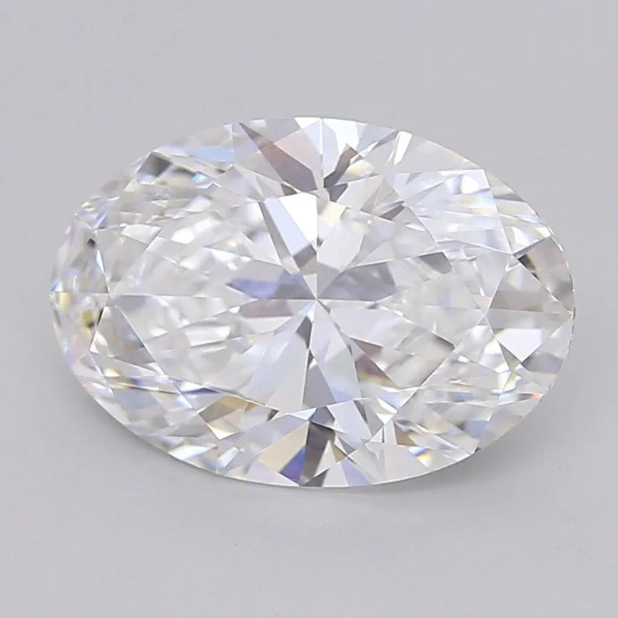 3.92ct Oval Lab Grown Diamond (Colour E, Clarity VVS2, IGI Certified)