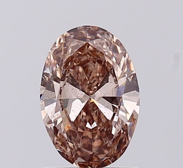 1.00 Carat Oval Cut Fancy Brown