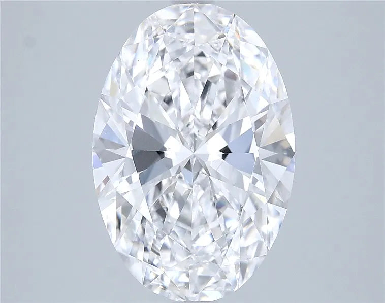 4.00ct Oval Lab Grown Diamond (Colour D, Clarity VVS2, IGI Certified)