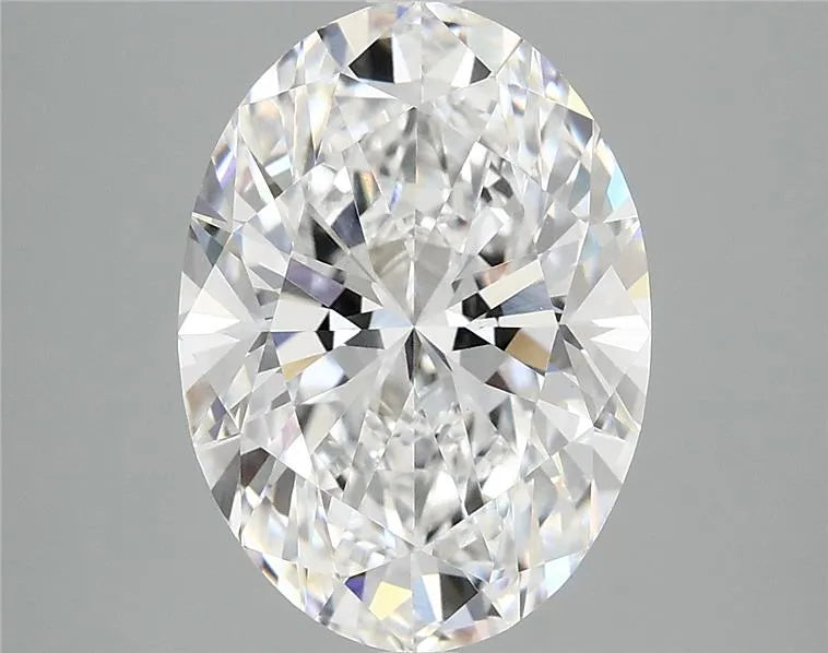 4.06ct Oval Lab Grown Diamond (Colour D, Clarity VVS2, IGI Certified)