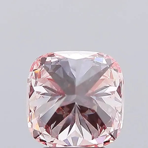 4.09ct Cushion modified Lab Grown Diamond (Colour Fancy Intense Pink, Clarity VS2, IGI Certified)
