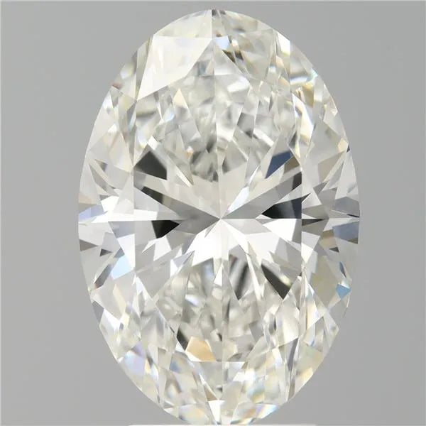 4.09ct Oval Lab Grown Diamond (Colour G, Clarity VVS2, IGI Certified)