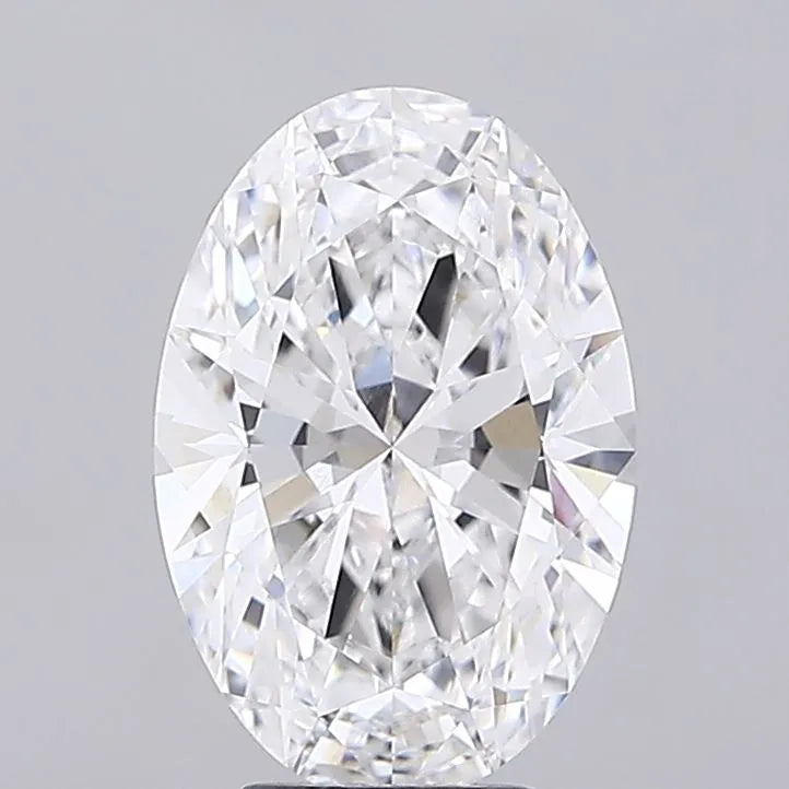 4.50ct Oval Lab Grown Diamond (Colour D, Clarity VVS2, IGI Certified)