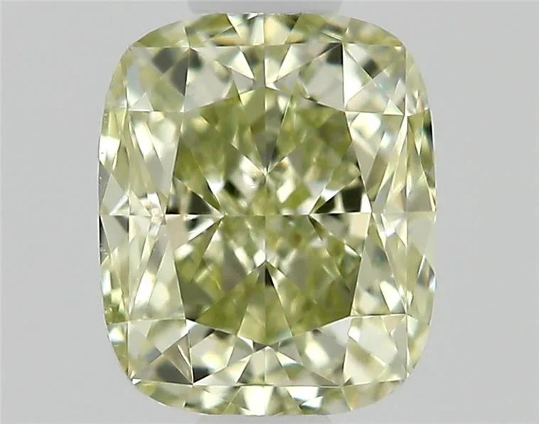 0.34ct Cushion modified Natural Diamond (Colour Fancy Light None Yellow, Clarity VVS2, Cut VG, Uncertified)