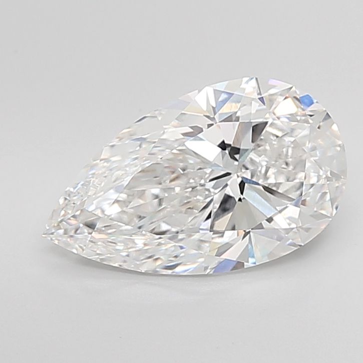 3.55 Carat E-VVS2 Pear Lab Diamond