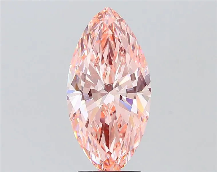 3.52ct Marquise Lab Grown Diamond (Colour Fancy Vivid Pink, Clarity VS1, IGI Certified)