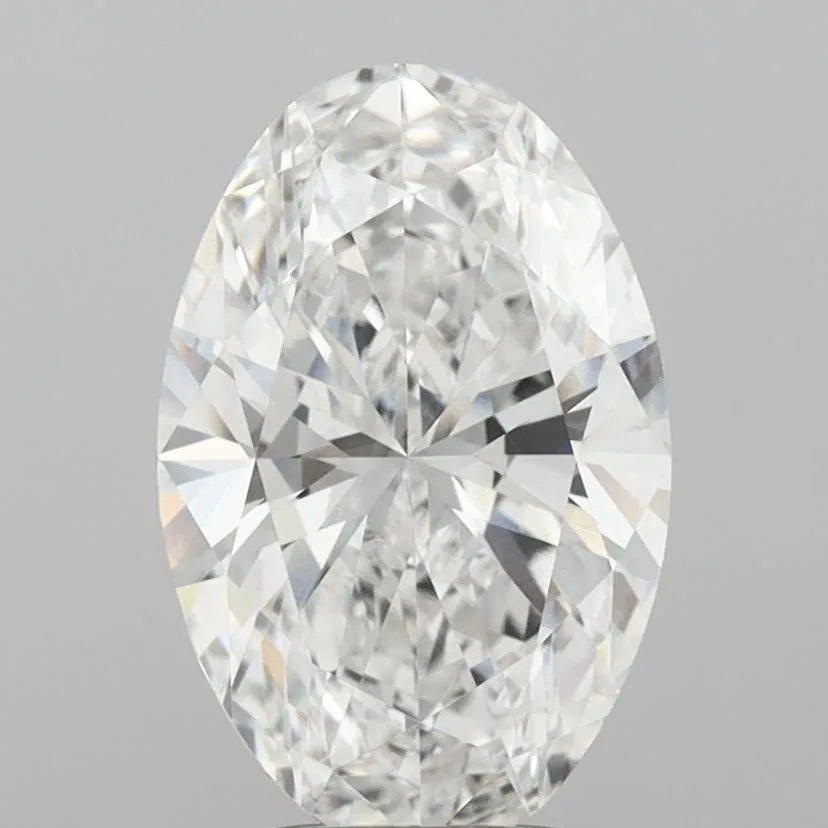 3.50ct Oval Lab Grown Diamond (Colour E, Clarity VVS2, IGI Certified)