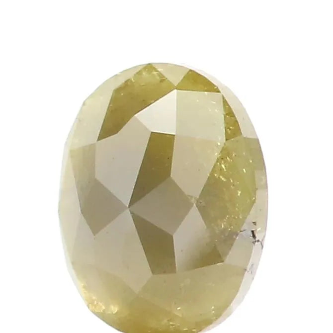 0.57ct Oval Natural Diamond (Colour Fancy Green, Clarity I3, Cut VG, Uncertified)